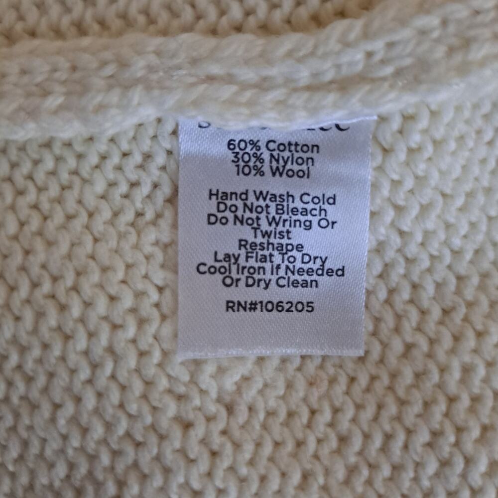 Sundance Eloise Fair Isle Sweater Wool Blend Knit Coconut Multi Women's Size L - Picture 11 of 11
